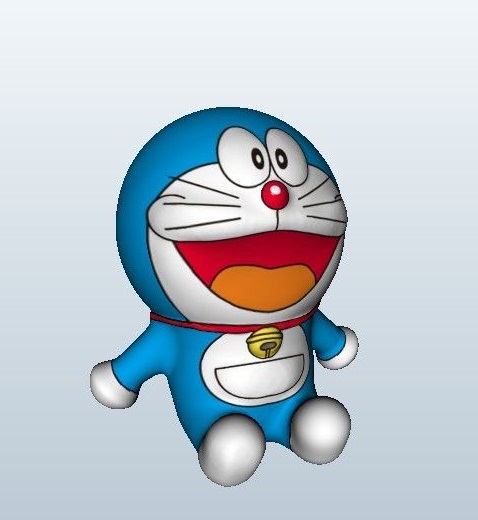 哆啦A夢 STL文件下載(3D打印模型) 哆啦A夢 STL文件下載(3D打印模型)