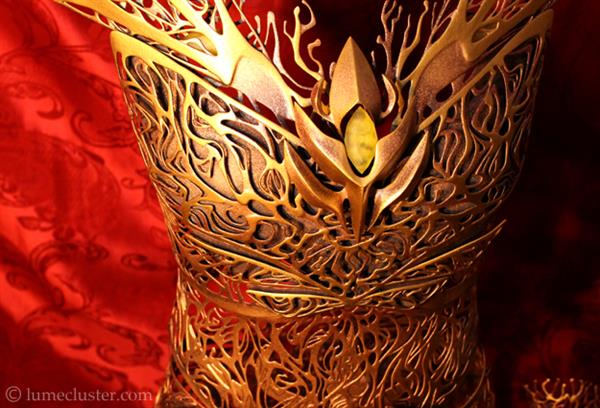 設(shè)計(jì)師借助3D打印打造絕美夢(mèng)幻禮服盔甲 設(shè)計(jì)師借助3D打印打造絕美夢(mèng)幻禮服盔甲
