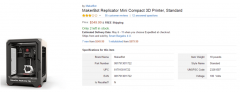<b>Makerbot 3DӡCٽrReplicator Mini 799Ԫ</b>
