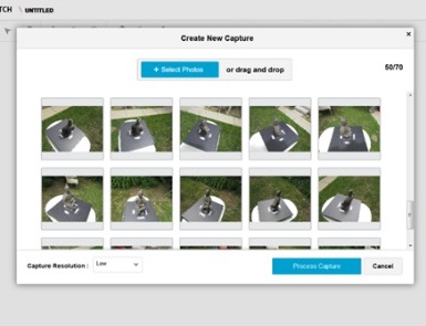 Autodesk 123D Catch照片建模