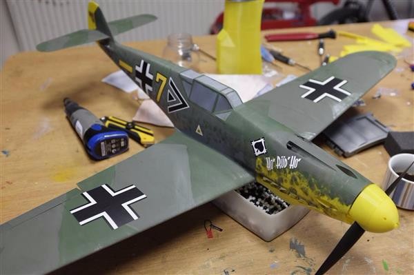 BF109戰機比例模型 3D打印還原二戰故事
