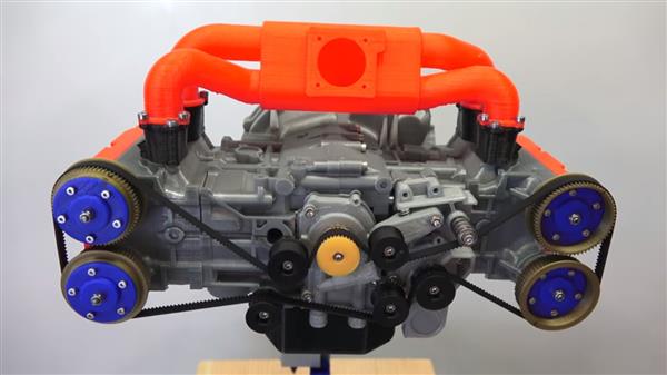 工程師3D打印斯巴魯WRX電機來演示四缸發動機的工作原理 工程師3D打印斯巴魯WRX電機來演示四缸發動機的工作原理
