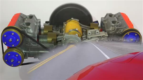 工程師3D打印斯巴魯WRX電機來演示四缸發動機的工作原理 工程師3D打印斯巴魯WRX電機來演示四缸發動機的工作原理