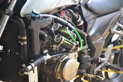自己動手給摩托車假裝副水箱 包括3D打印附件