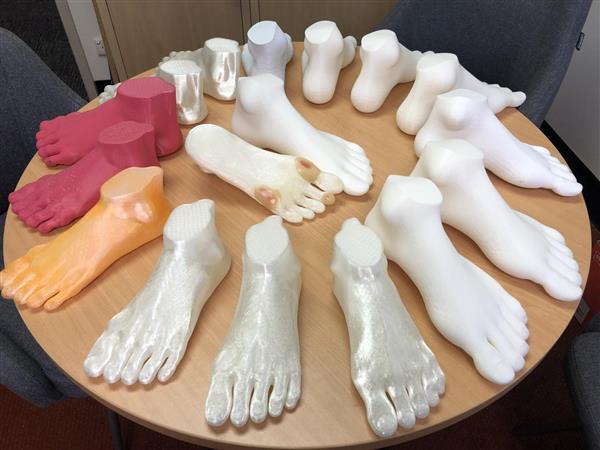南澳大利亞大學設計3D打印腳,模仿糖尿病足部傷口 南澳大利亞大學設計3D打印腳,模仿糖尿病足部傷口