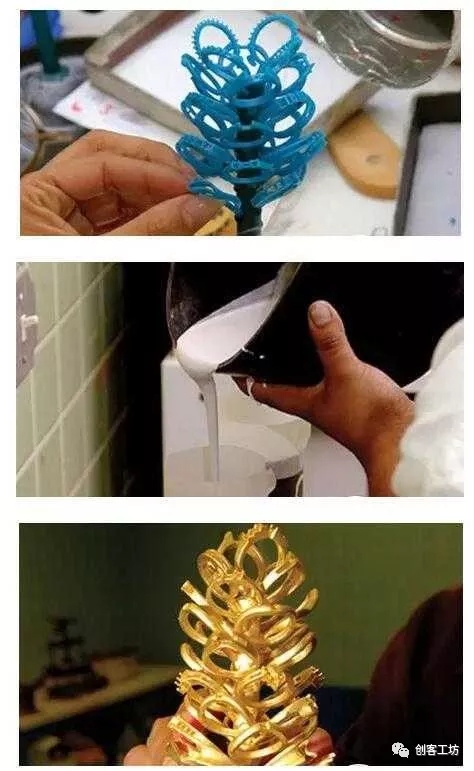3D打印機(jī)首飾上色 3D打印機(jī)首飾上色