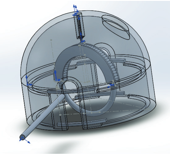 要打印的醫療設備由SolidWorks設計 要打印的醫療設備由SolidWorks設計