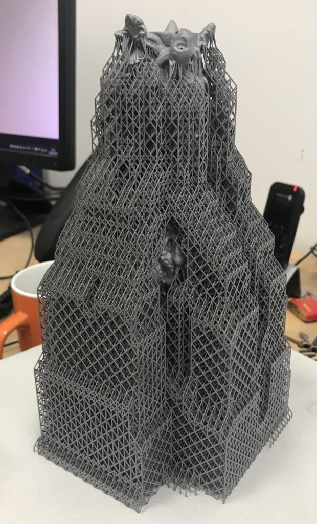 燭臺的3D打印結構 燭臺的3D打印結構